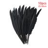 20-30 cm Dlouhá Černá Pírka Pro Řemesla Krůtí 10 ks Plumas Dekorace Velké Bažantí Ocas Piume Klobouk Vázy Karneval Dům Zakřivená