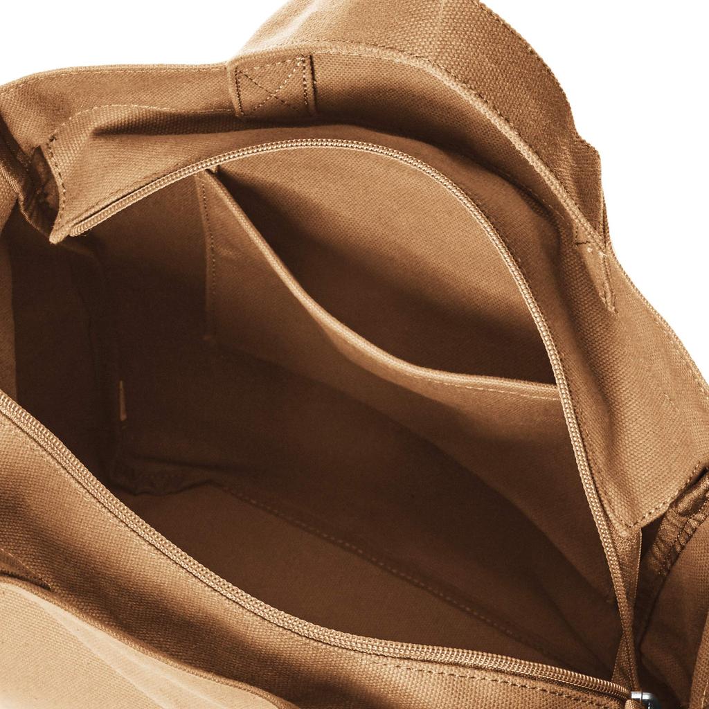 Tote Bag CT Cotton Canvas BIG Logo 2WAY Tote Beige [Anello Grande] GI-H2422