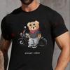 Motorcycle Lovers Street Teddy Knight Motorbike Men's Fashion T-shirt Casual Summer Comfortable Short Sleeve Tops