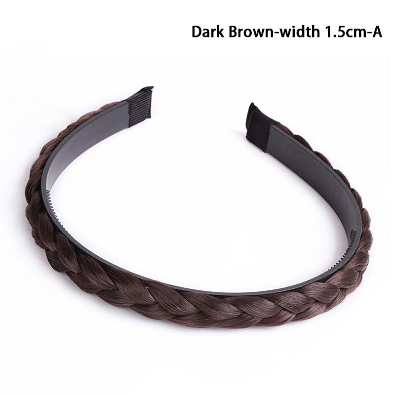 Fishbone Braid Lazy Wig Twist Braid Headband Women Hair Band Hairpin Bohemia Non-Slip Headdress Bridal Hair Accessories Styling