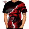 Fashion 3D Skull New Printed T-Shirt Men's Summer Outdoor Men's Short Sleeve Tee Round Neck