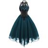 Women's Fashion Slim Cool Party Lace Casual Embroidery Bandage Elegant Dress
