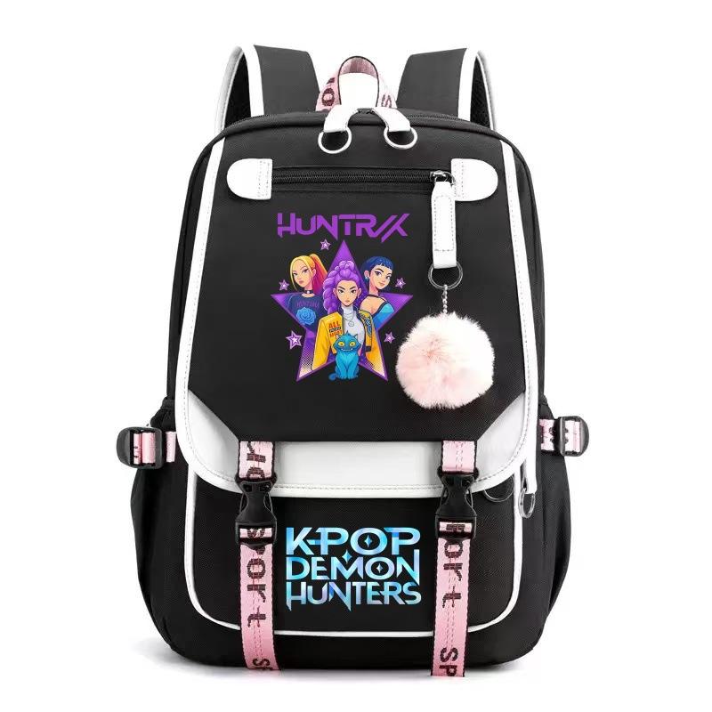 Witch Hunters Printed School Bag College Wind Large Capacity Junior High School Student Backpack