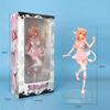 Anime Miku PVC Toy Figures Vocaloid Hatsune Lucas Tempt Luka Cards Rabbit Ear Poker Anime Game