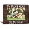 My Favorite People Call Me Grampy Picture Frame, Grampy Grandpa Gifts for Father's Day, Best Grandpa Gifts Photo Frame 4x6, Grandfather Wooden Photo