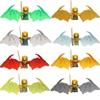 104 PCS ninja building block doll set, assembled role action doll DIY building block doll toy boy birthday gift.