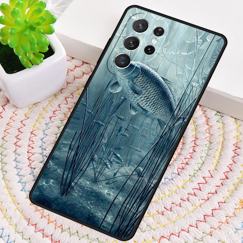 Carp Fishing Fish Phone Case for Samsung Galaxy Note 10 Pro S26 Ultra S23 S24 FE S25 S21 S22 PLUS Shockproof Cove