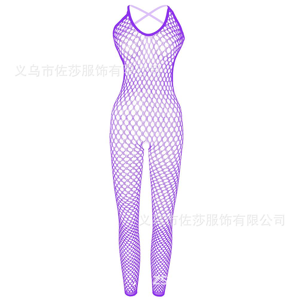 Sexy Lingerie Rose Lace Pajamas Sexy Perspective Hollow Sexy Mesh