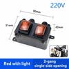 12V-24V Inline Power Cord Switch 30A Junction Box Auto Accessories Marine Rocker Switch