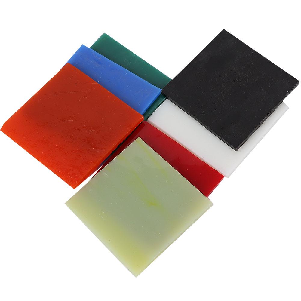 7 Pcs Creation Hand Made Decoration Tool 7 Colors Glass Sheet for Microwave Oven Decor