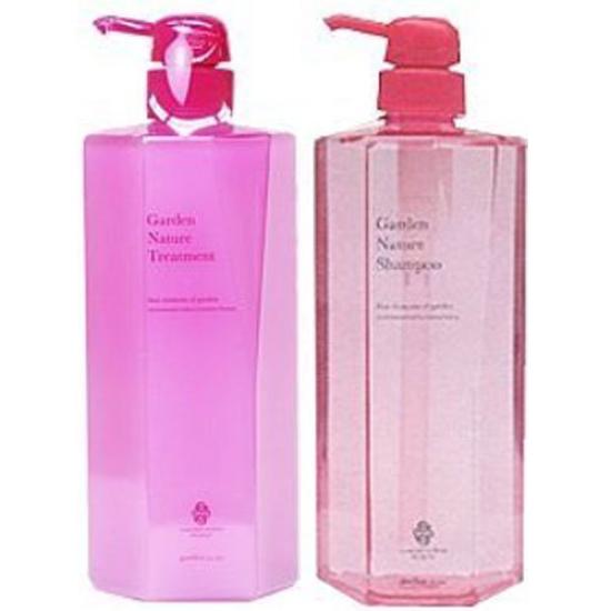 

Margaret Josephine Garden Nature Shampoo 800ml Treatment 800ml Set MJ & [Pump] [Silicone-Free] Garden...