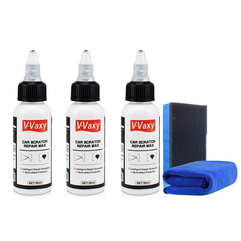 

New V-Vaxy Car Scratch Repair Wax Scratch Quick Repair Paint Care Liquid Glass Polish Car Scratch Remover Tool Paint Repairer