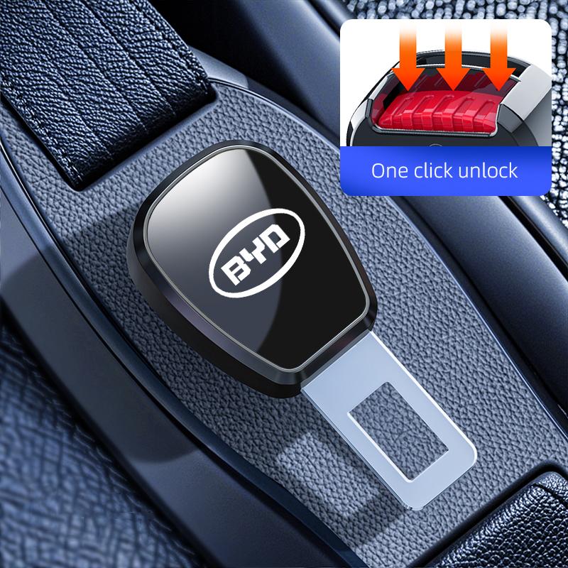 

Car Seat Belt Clip Extender Safety Seatbelt Lock Buckle Accessories For BYD Yuan I3 S7 F3 Song Atto 3 G3 M6 L3 F3R Qing E6 Tang серый
