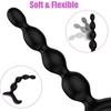 Anal Vibrator Anal Beads Prostate Massage Insert Ass Stimulator 10 Gears Dildo Vibrating Sex Toys Male Female Silicone Anal Toys