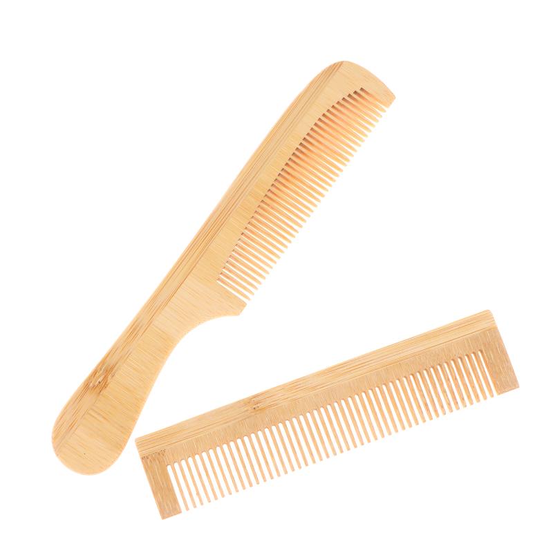 1/2/3 Stück Bambus-Massagekamm Antistatischer Haarpflegebürste Tragbares Friseur-Styling-Werkzeug Für Männer Frauen Tägliche Pflege