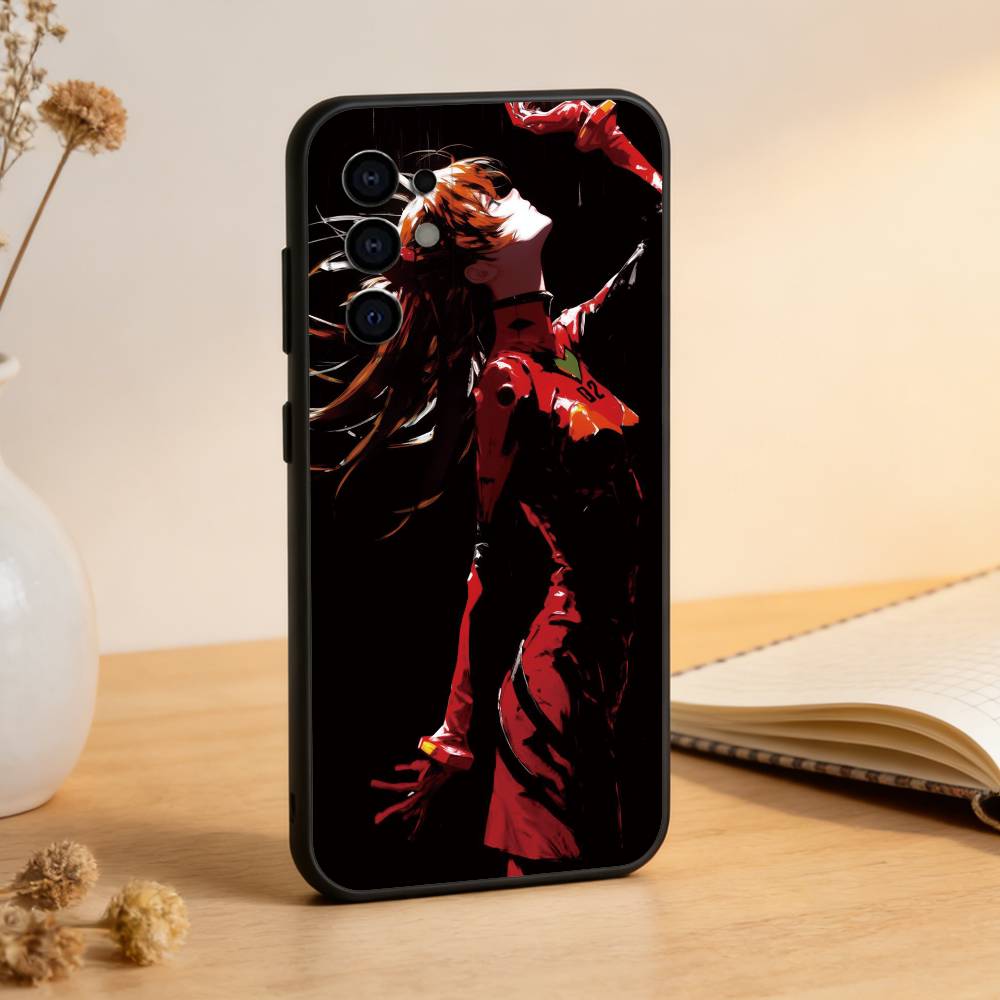 

Чехол для телефона Neon Genesis Evangelion для Samsung S25, S24, S21, S22, S23, S30, Ultra, S20, Plus, Fe, Мягкий силиконовый черный чехол Samsung S21plus