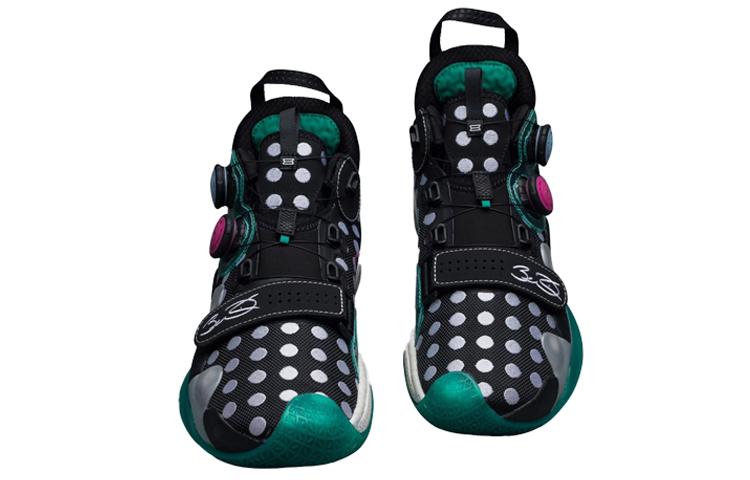 Li Ning WOW 8 Fabric Cushioning Slip Resistant Abrasion Resistant Breathable Rebound Mid Top Basketball Shoes Men's ABEP001-11