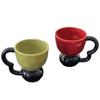 Light Luxury Contrast Ball B Type Ceramic Cup Style High Quality Household Drinking Cup Dormitory Office Coffee Cup