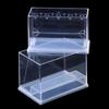 Display Box Mini Toy Show Case Keyring Storage Box Transparent Storage Organizer For Small Toys Jewelry Accessories