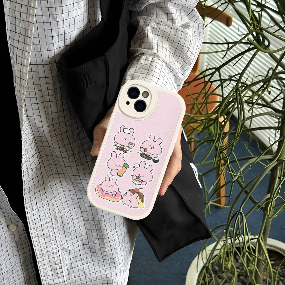 

Asamimichaan Asleep Cute Asamimi Phone Case For IPhone 16 15 14 13 12 11 Pro Max Plus Leather Cover iphone 13pro