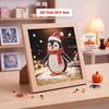 Delicate DIY Pearl Painting Kit 2D Flat Christmas Ornament  Porch Decoration