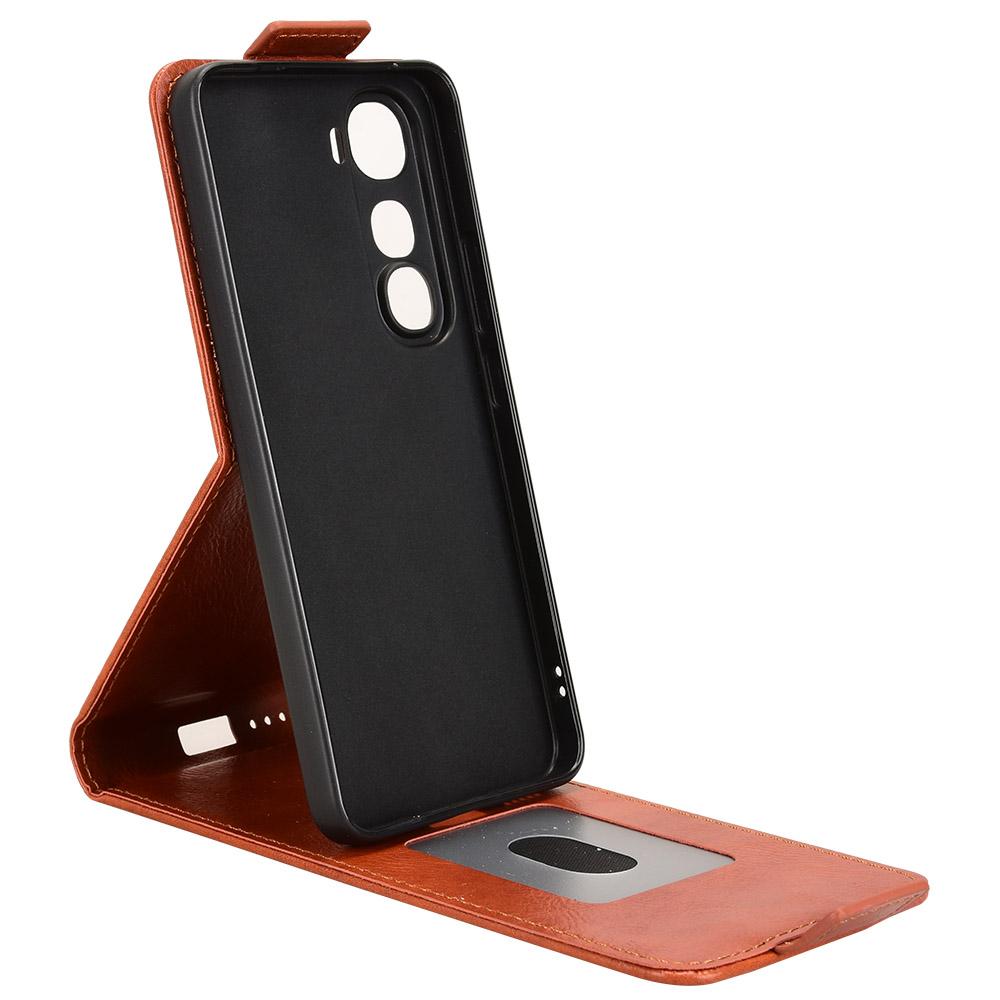 For Vivo Y400 5G Stand Case Magnetic Clasp Vertical Flip Leather Phone Cover with Card Holder