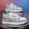 Fashion Men's Platform Lace-Up Sneakers New Breathable Lightweight Comfortable Casual Shoes for Teens Thick Sole Fashion Autumn Trendy
