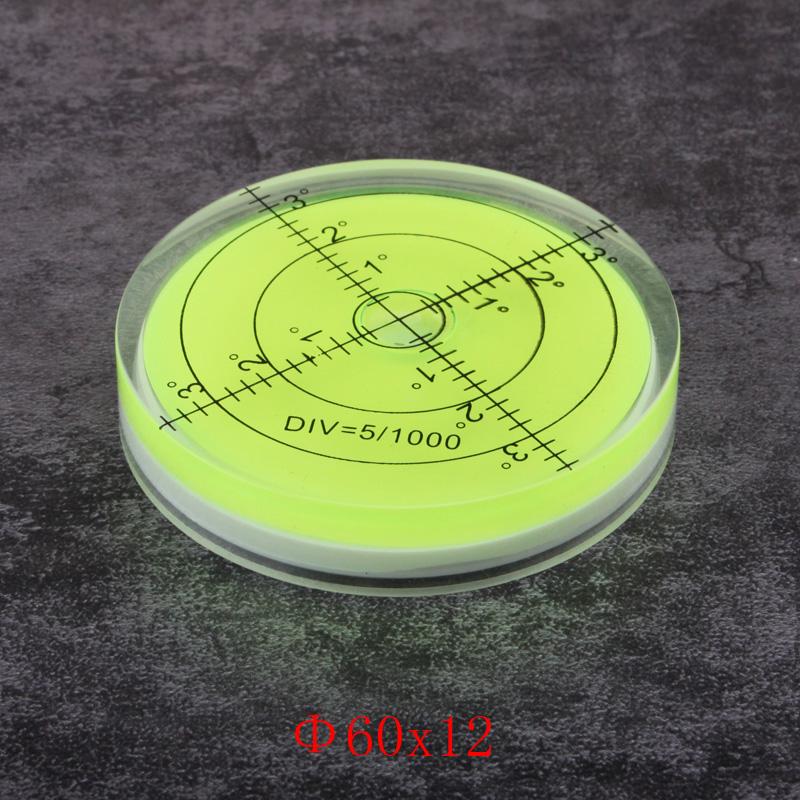 Universal Green Spirit Level with Scale - Compact Liquid Bubble Measuring Tool
