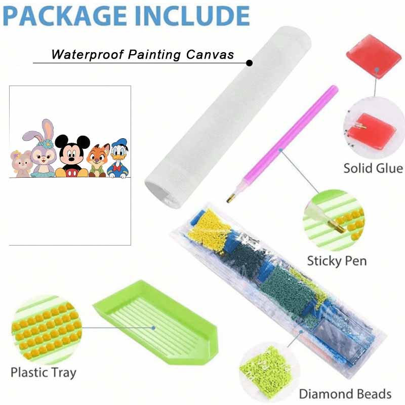 Disney Diamond Art Painting Mickey Friends Home Wall Decor Crafts Adult/Beginner Gift Ideas Home Decor