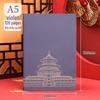 2025 A5 Business Diary: Customizable Soft Leather Office Notebook with National Trend Design and Logo Printing Options.