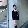 Pure Desire Spice Girl Off-the-shoulder Black Mesh Long-sleeved Dress, Early Autumn New Models Show Tight Figure, Hip-wrapped Short Skirt Women