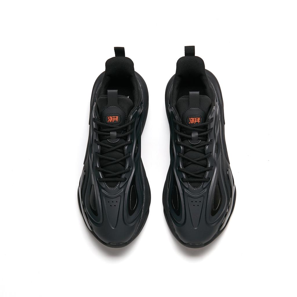 Anta Chao Worship 2.0 Cushioning Slip Resistant Abrasion Resistant Low top Sports Casual Shoes Men's Black Gray 112218840-2