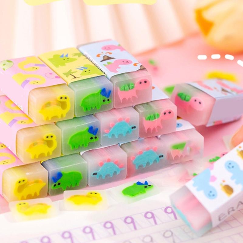 32/36 Pcs Lovely Animal Pencil Erasers Fruit Erasers Soccer Erasers Soft Erasers Reward Gift Back To School Supplies