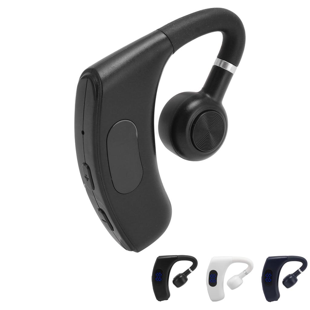 Single Ear Bluetooth Headset  .4 Noise Reduction Long Standby Time 180 Degree Wireless Earpiece w