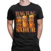 Unisexs Tung Tung Tung Sahur John Pork And Neegy Funny Meme Tshirts Cotton Clothes Summer Shortsleeve O Neck Loose Tshirt