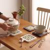 Kitchen Insulation Pot Mat Retro Home Dining Cup Mat Clay Pot High Temperature Resistant Kitchen Table Mat Storage Organization