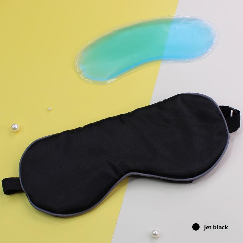Simulated silk eye mask sleep eye patches double-sided silk shading ice compress sleep eye protection