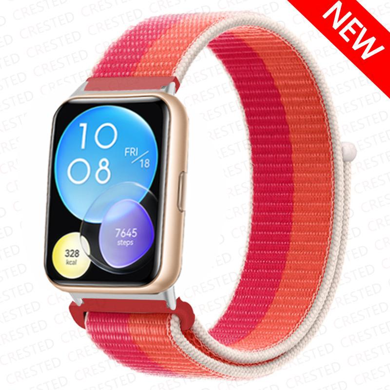 

Band For Huawei Watch Fit 2 Strap Smart watch Accessories Replacement Wristband nylon Bracelet Correa Huawei Watch fit2 strap
