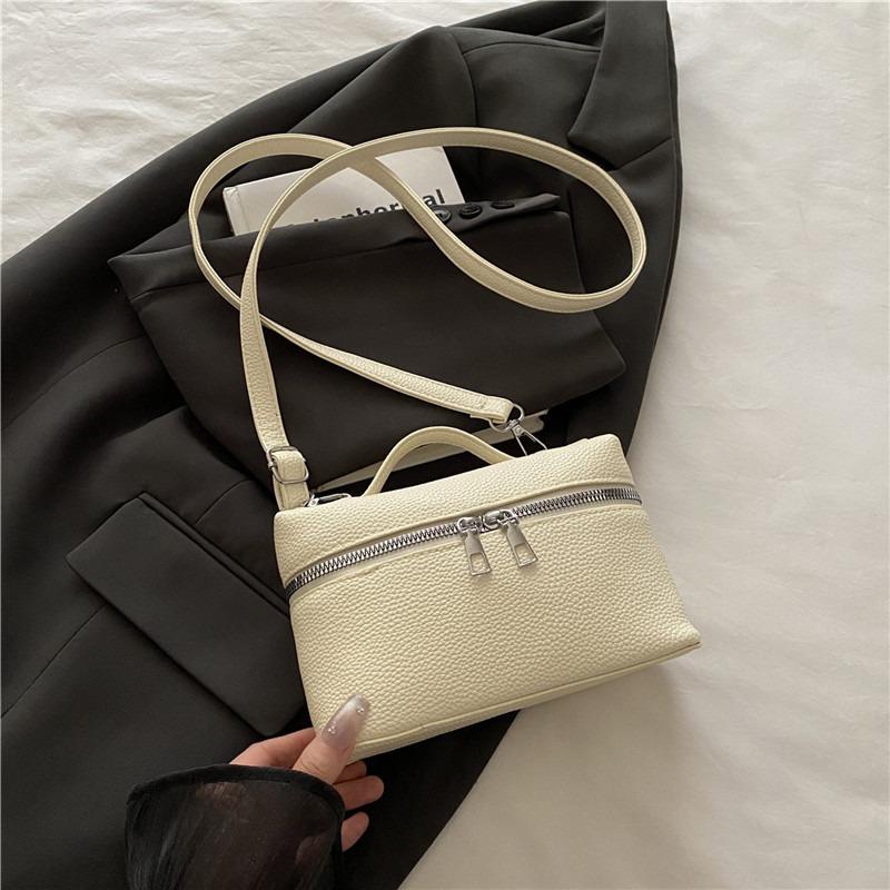 High-end Fashion Women's Bag Simple and Versatile Portable Small Square Bag New Popular Texture Shoulder Messenger Bag Women