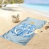 Asciugamano da Spiaggia Stampa Olympique de Marseille, Asciugamano Grande Morbido Asciugatura Rapida per Spiaggia Campeggio Nuoto