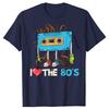 Funny 1980 80s Cassette Tape Graphic Tshirts Men Womens Fashion Casual Tshirt 100 Cotton Loose Oversized T Shirt