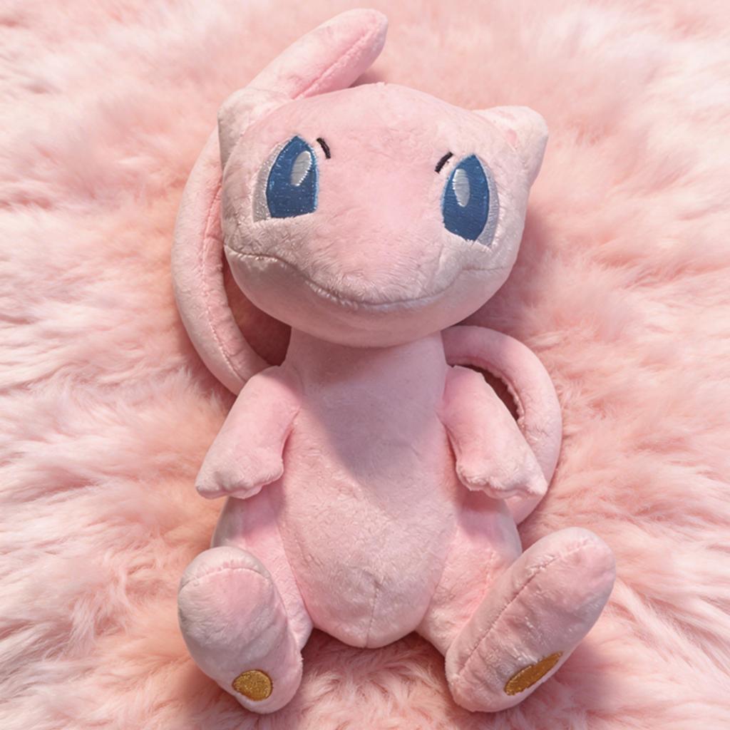 Pokemon Mew Plush Doll Kawaii Cartoon Go dex Mew Plush Toys Soft Stuffed Kawaii Anime Doll Pillow Birthday Gift For Kids