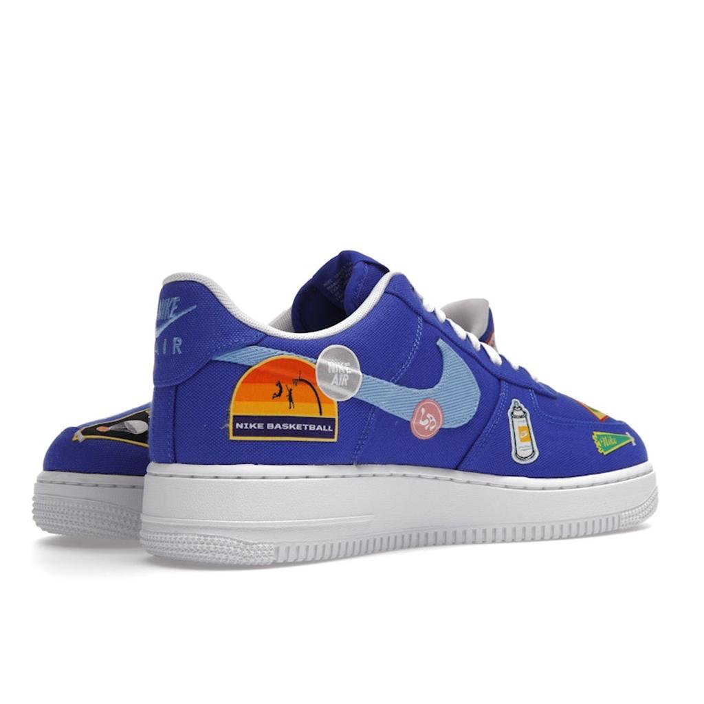 Nike Air Force 1 07 Patched Up - Los Angeles Men Sneakers Blue Racer-Blue University-Blue DX2304-400