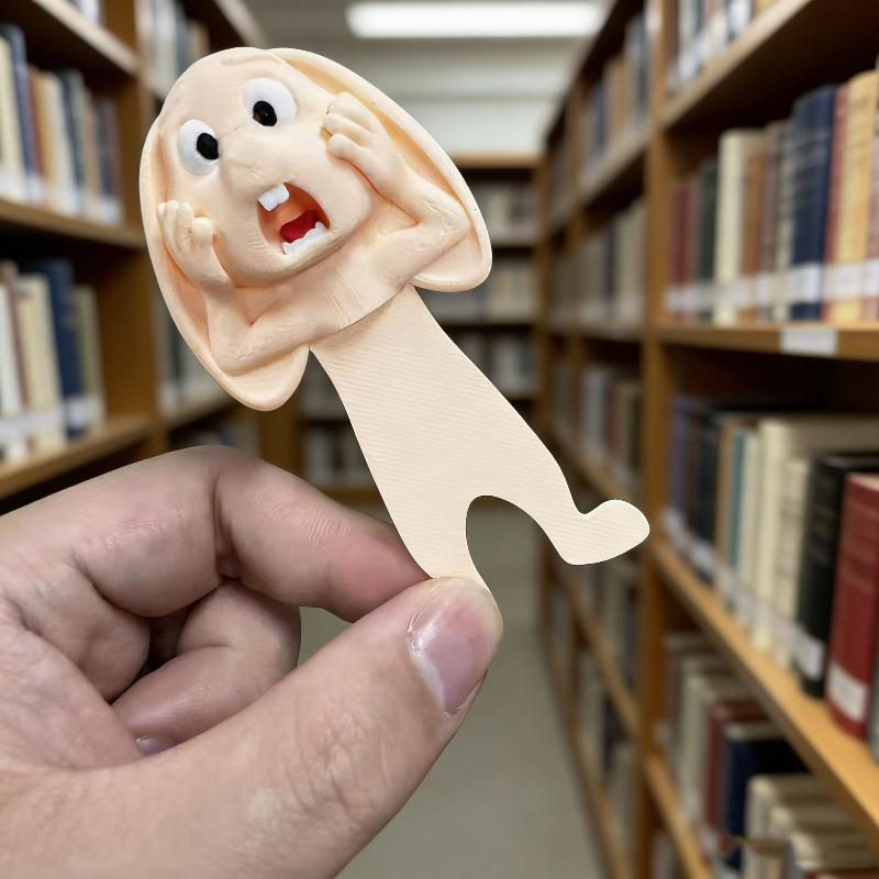 C1 Pcs 3D Gecko Bookmark: A High-Looking And Fun Book Marker Gadget, One Pack Student Stationery Gift