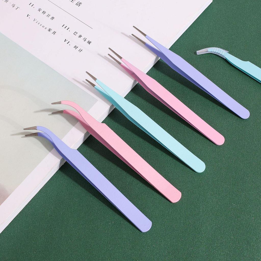 Macaron Pastel Planner Tools: Tweezers, Washi Tape, Sticker Release Book & Collage Accessories