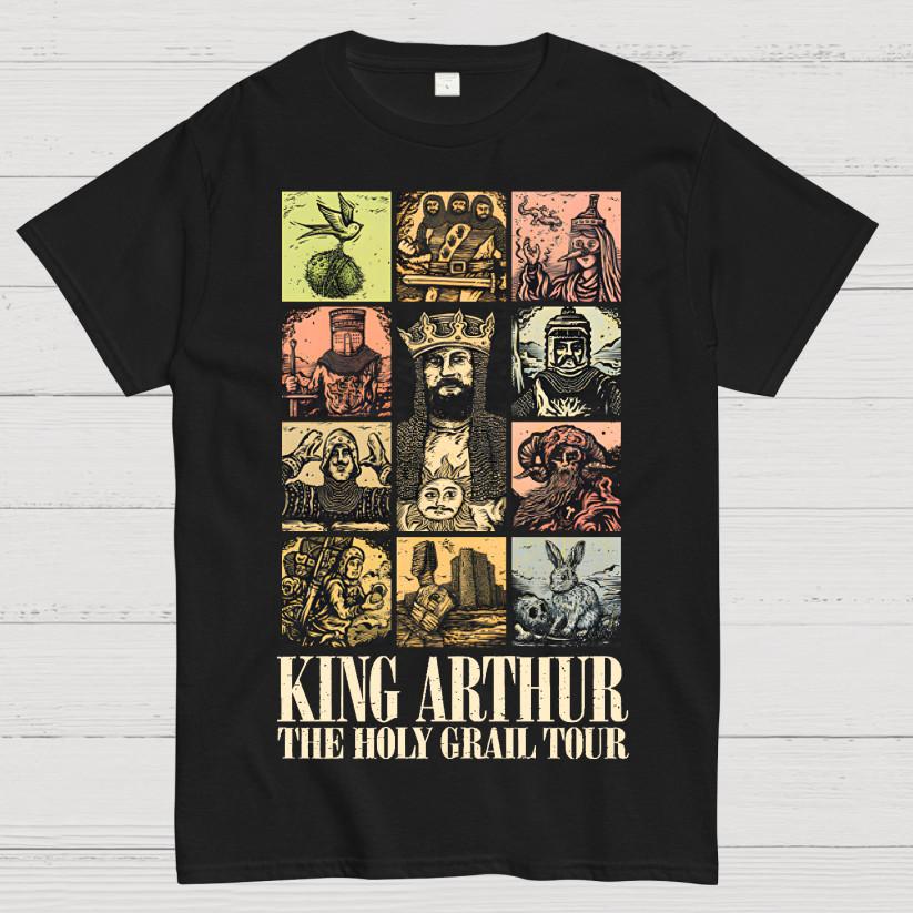 King Arthur- The Holy Grail Tour Unisex T-Shirt S-4XL S разноцветный
