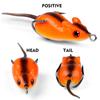 5cm 9g 3d Simulation Mouse Fishing Lure Kit Artificial Double Hook Lures Baits Fishing Accessories