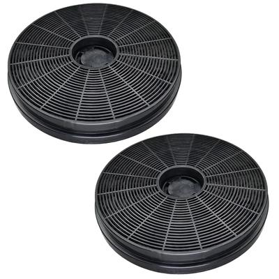2PCS Replacement Activated Carbon Filter for Kitchen Range Hood 174mm X 174mm X 25mm Long Lasting and Effective Smell Control