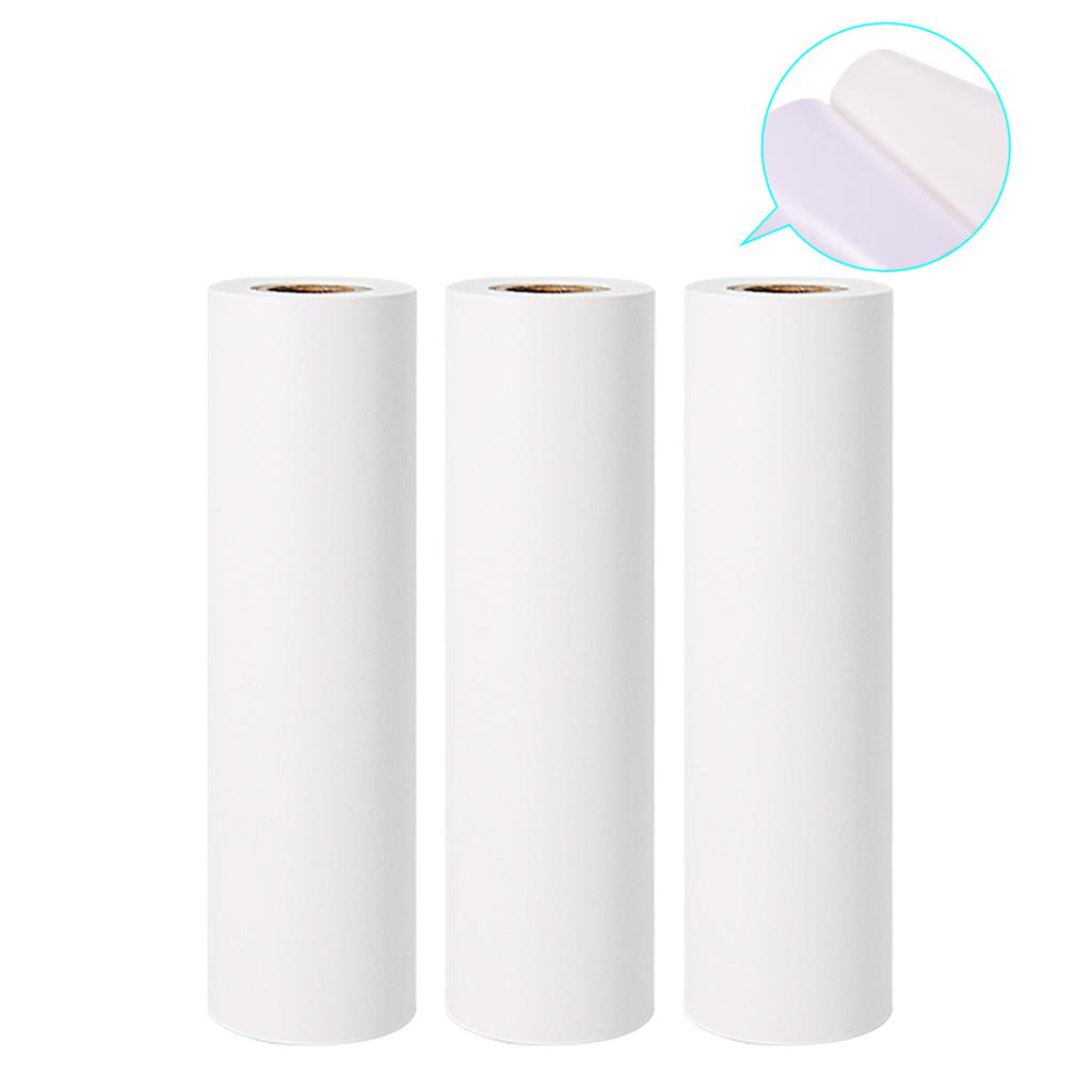Poooli 110 * 30 mm hvit termisk papirrull Utskrivbart klistremerkepapir BPAFree