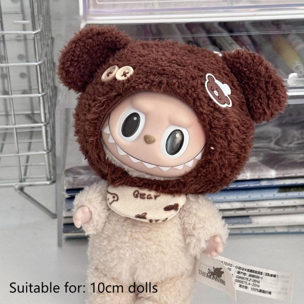 Rabbit Ears Cotton Doll Clothes Bread Clothes Outfit Accessories Fashion Doll Hat  10cm Doll